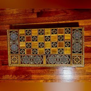 Authentic Backgammon board